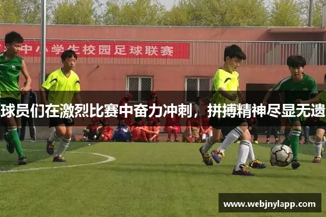 球员们在激烈比赛中奋力冲刺，拼搏精神尽显无遗