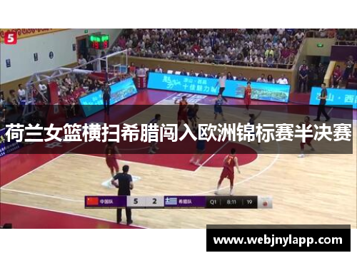 荷兰女篮横扫希腊闯入欧洲锦标赛半决赛
