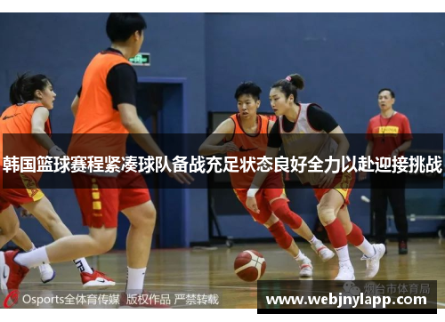 韩国篮球赛程紧凑球队备战充足状态良好全力以赴迎接挑战
