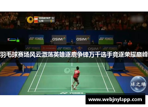 羽毛球赛场风云激荡英雄逐鹿争锋万千选手竞逐荣耀巅峰